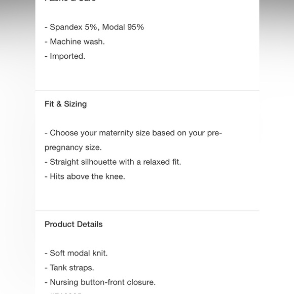 Gap Maternity nursing sleep gown - Picture 6 of 8